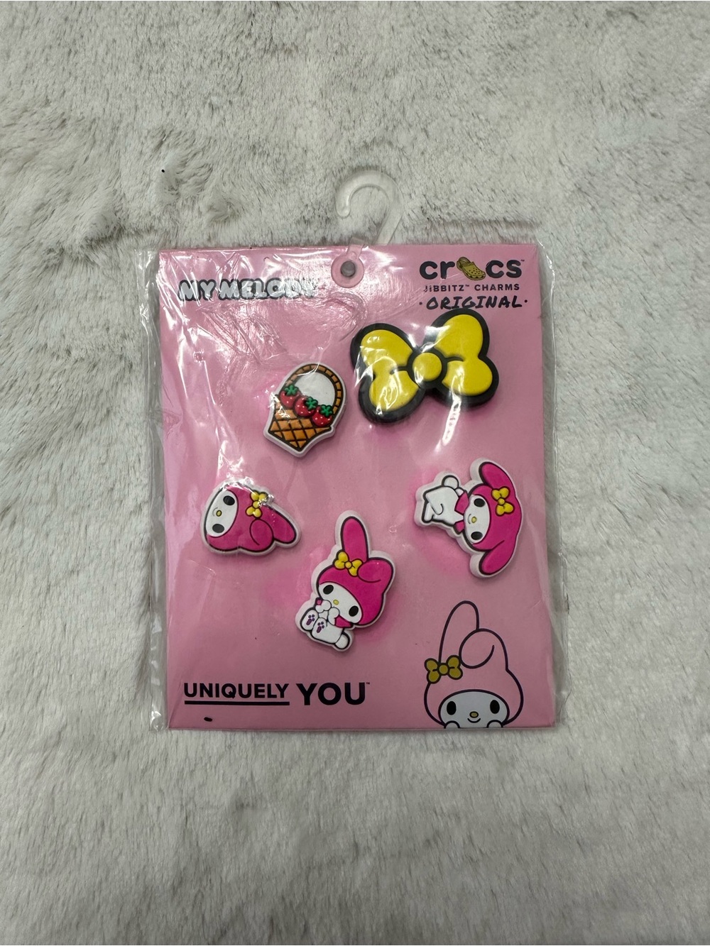 CROCS My Melody Jibbitz Charm Set - Pink & Yellow